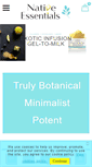 Mobile Screenshot of nativessentials.com